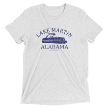 Lake Martin Alabama Pontoon Short sleeve tri-blend t-shirt