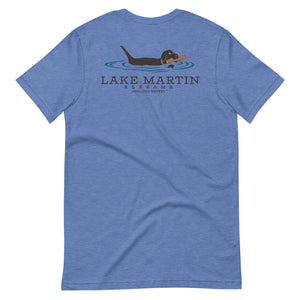 Swimming Brown Lab Lake Martin Tee UnSalted Waters T-shirt