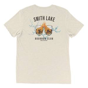 Smith Lake Bourbon Club Short sleeve tee tri-blend t-shirt