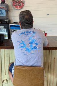 Lake Martin Boaters Club Map Tee