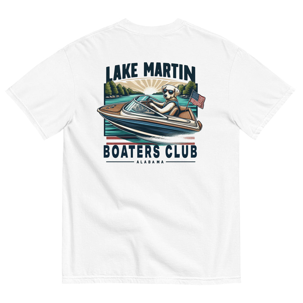 Lake Martin Boaters Dog Boating Tee