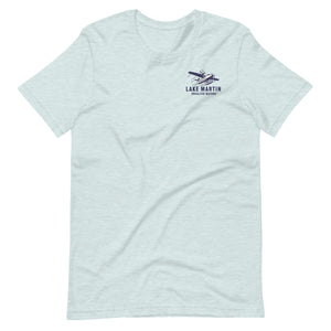 Lake Martin Floatplane Tee Short-Sleeve Unisex T-Shirt UnSalted Waters plane
