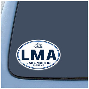 X-Large 5" LMA Lake Martin Alabama Decal