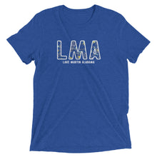 LMA Floral Lake Martin Alabama Short sleeve tri-blend t-shirt