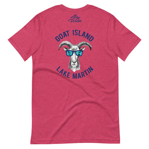 Party Goat Island Lake Martin Short-Sleeve Unisex T-Shirt UnSalted Waters