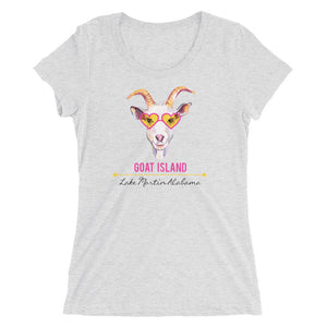Goat Island Heart Glasses Ladies' short sleeve t-shirt Lake Martin UnSalted Waters